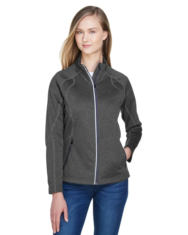 North End Ladies' Gravity Performance Fleece Jacket — view 4