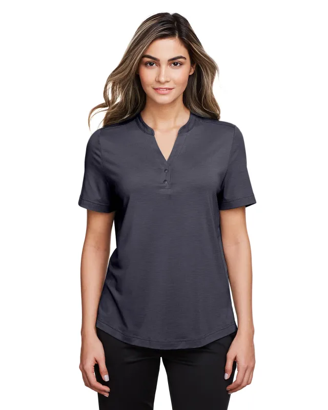 North End Ladies' JAQ Snap-Up Stretch Performance Polo — view 10