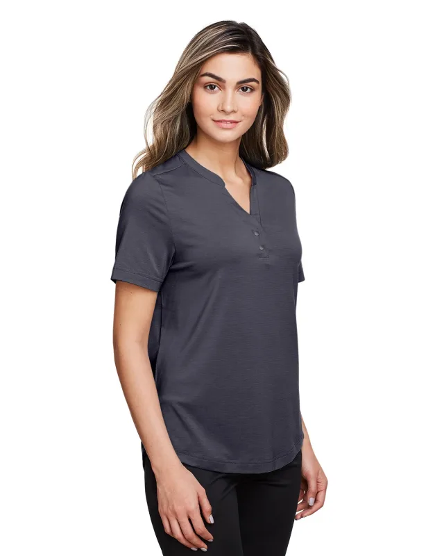 North End Ladies' JAQ Snap-Up Stretch Performance Polo — view 11