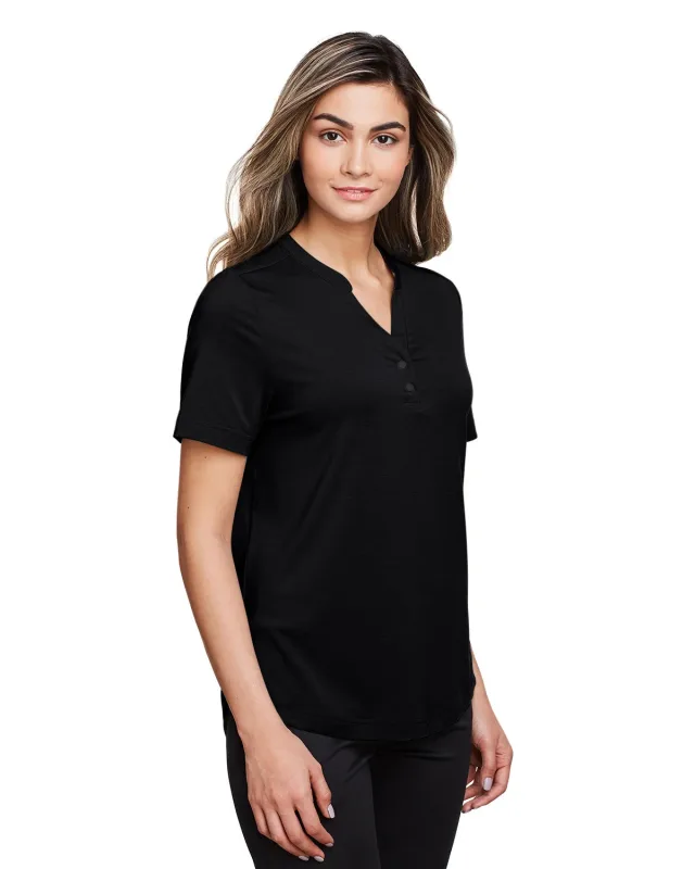 North End Ladies' JAQ Snap-Up Stretch Performance Polo — view 17