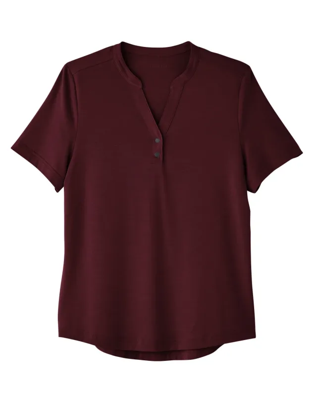 North End Ladies' JAQ Snap-Up Stretch Performance Polo — view 21
