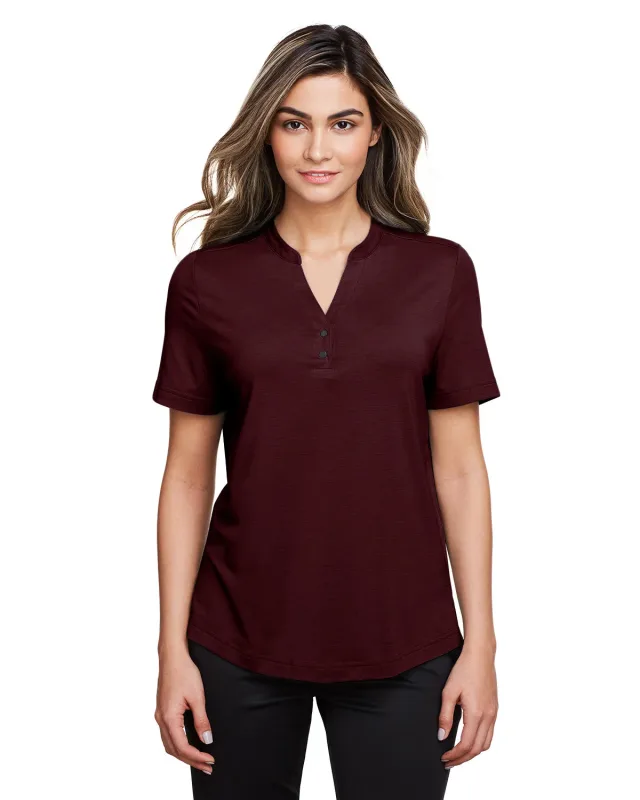 North End Ladies' JAQ Snap-Up Stretch Performance Polo — view 22