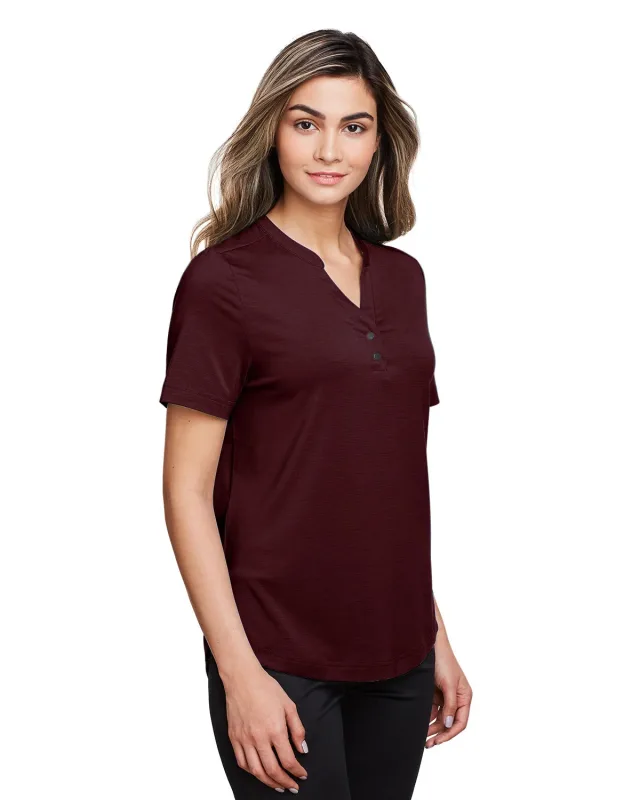 North End Ladies' JAQ Snap-Up Stretch Performance Polo — view 23