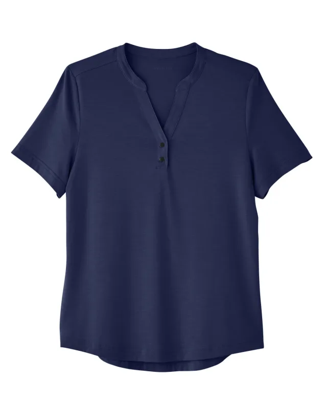 North End Ladies' JAQ Snap-Up Stretch Performance Polo — view 27