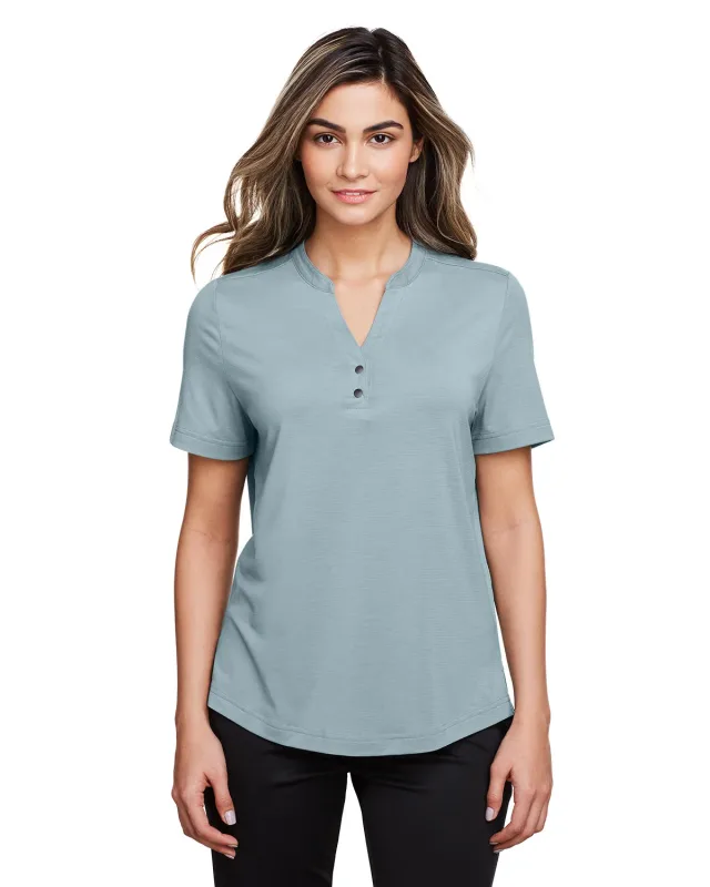 North End Ladies' JAQ Snap-Up Stretch Performance Polo — view 34