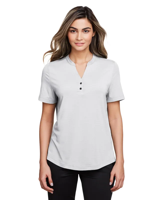 North End Ladies' JAQ Snap-Up Stretch Performance Polo — view 40
