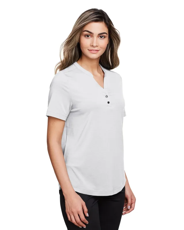 North End Ladies' JAQ Snap-Up Stretch Performance Polo — view 41
