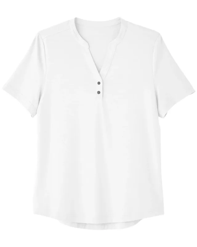 North End Ladies' JAQ Snap-Up Stretch Performance Polo — view 45