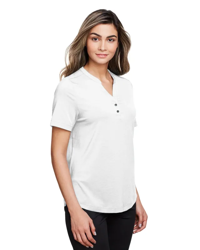 North End Ladies' JAQ Snap-Up Stretch Performance Polo — view 47