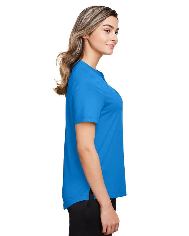 North End Ladies' JAQ Snap-Up Stretch Performance Polo — view 6