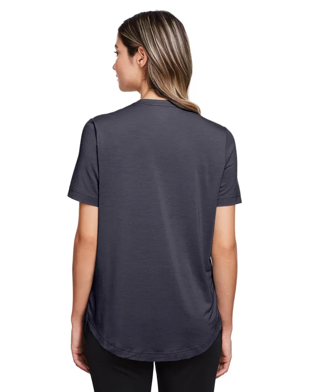 North End Ladies' JAQ Snap-Up Stretch Performance Polo — view 7