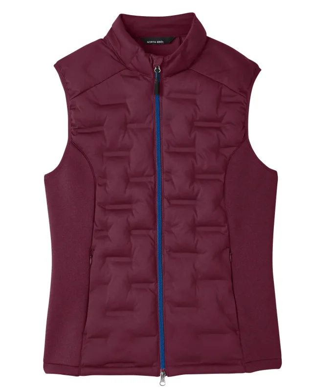 North End Ladies' Loft Pioneer Hybrid Vest — view 13