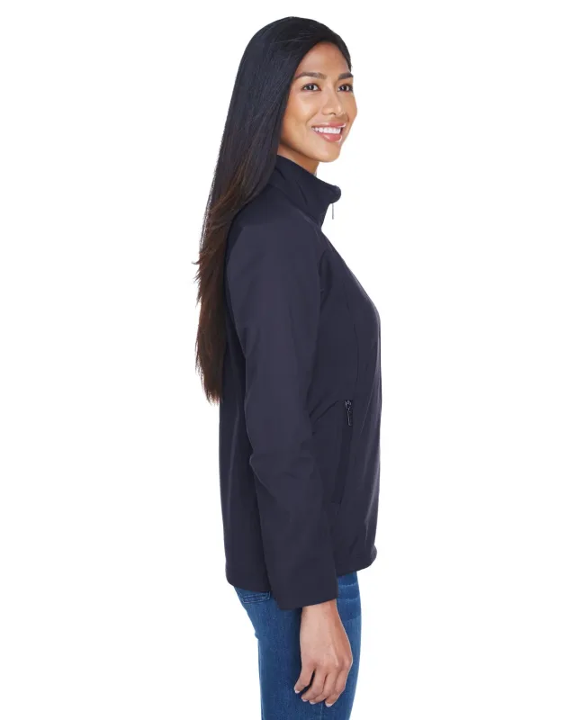 North End Ladies' Three-Layer Fleece Bonded Performance Soft Shell Jacket — view 12