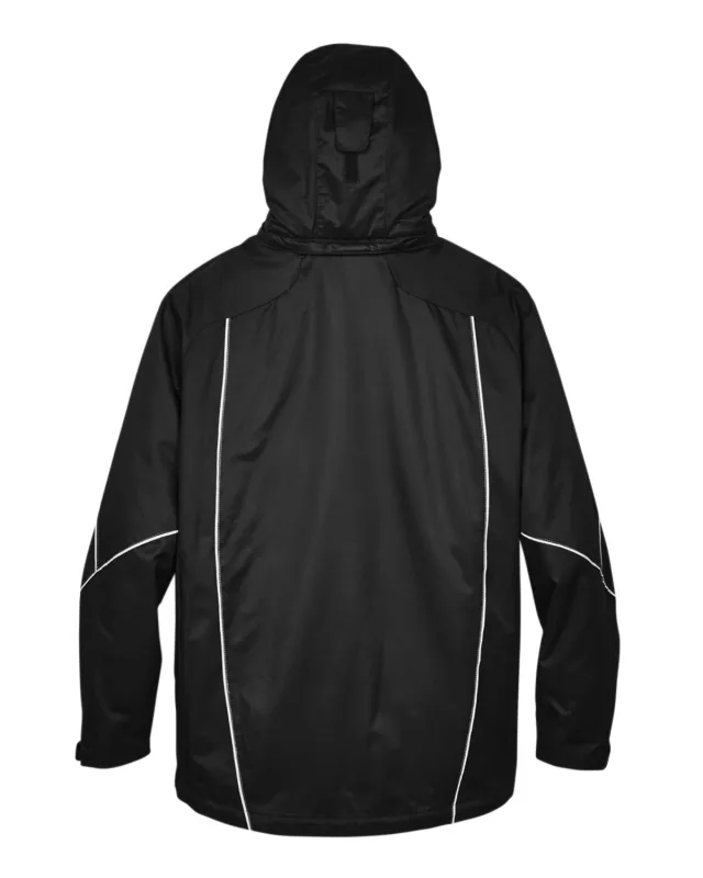 North End Men's Angle 3-in-1 Jacket with Bonded Fleece Liner — view 2