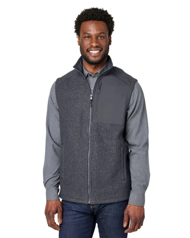 North End Men's Aura Sweater Fleece Vest — view 4