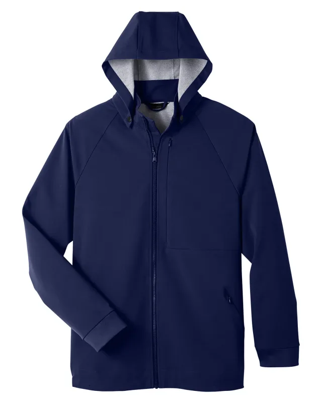 North End Men's City Hybrid Soft Shell Hooded Jacket — view 13