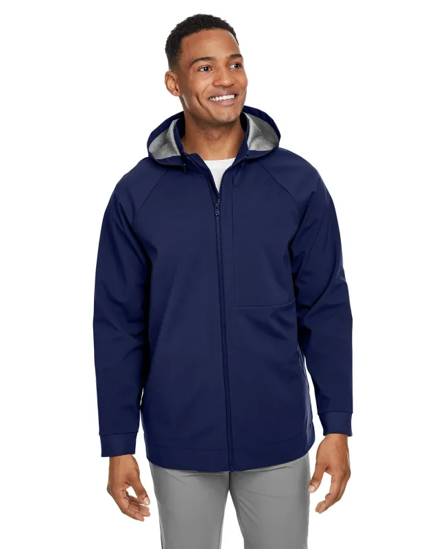North End Men's City Hybrid Soft Shell Hooded Jacket — view 14