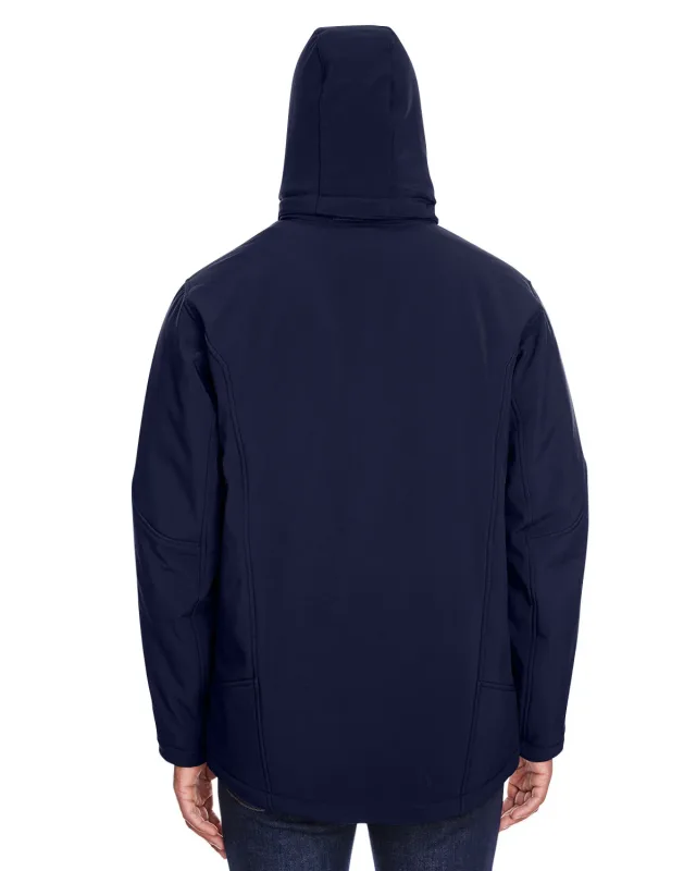 North End Men's Glacier Insulated Three-Layer Fleece Bonded Soft Shell Jacket with Detachable Hood — view 7
