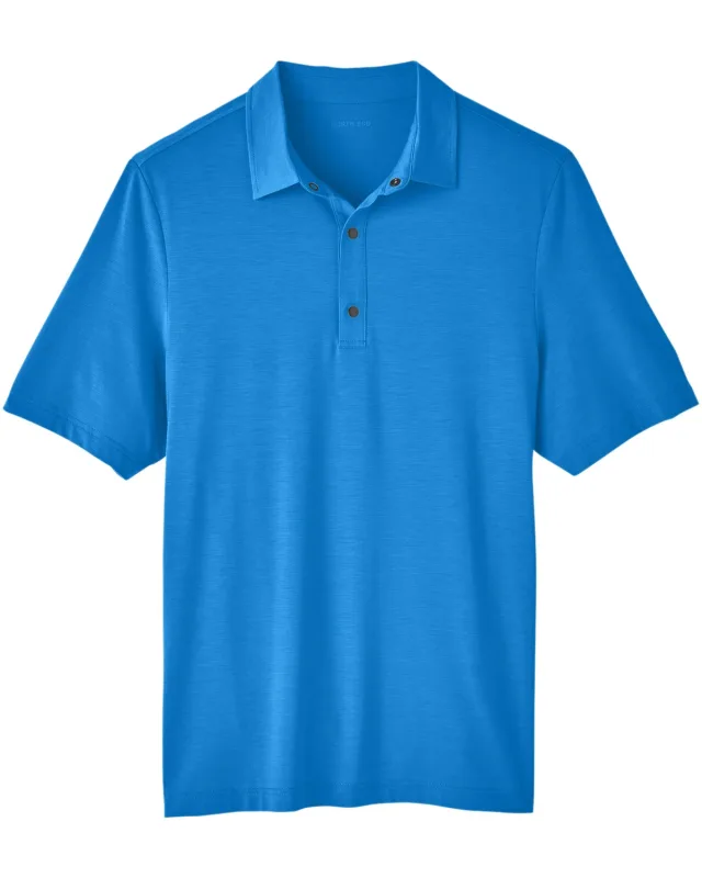 North End Men's JAQ Snap-Up Stretch Performance Polo — view 3