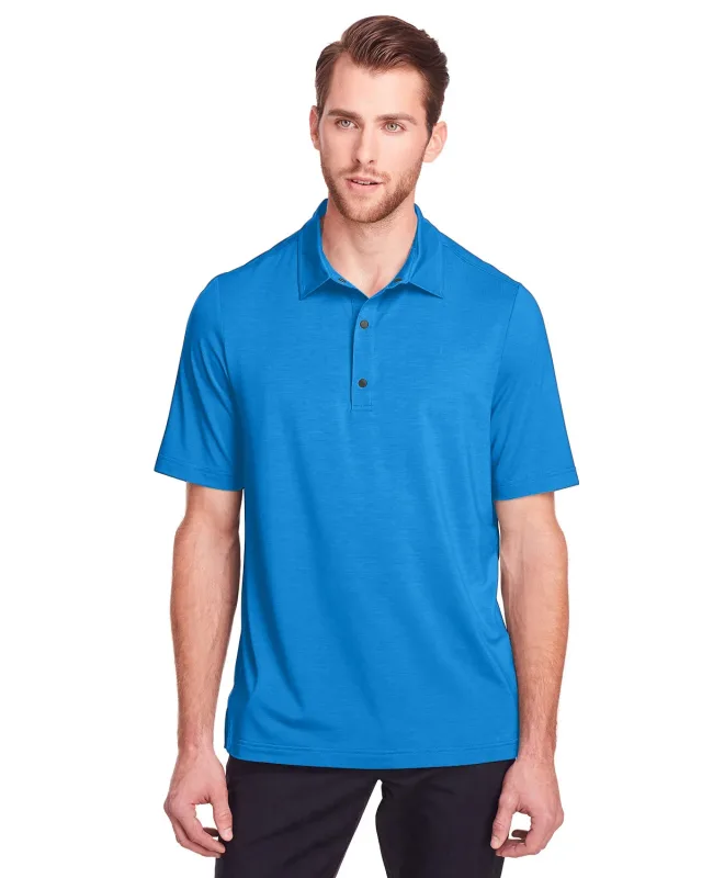 North End Men's JAQ Snap-Up Stretch Performance Polo — view 4