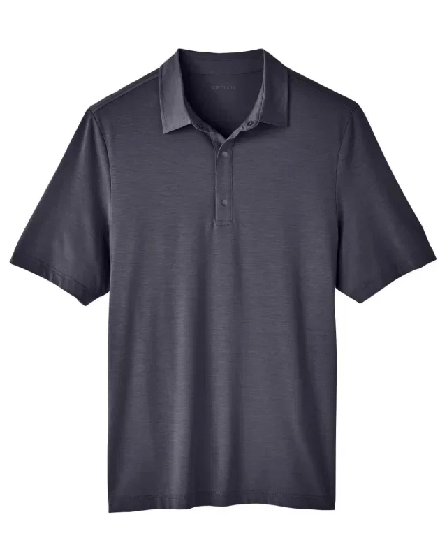 North End Men's JAQ Snap-Up Stretch Performance Polo — view 9