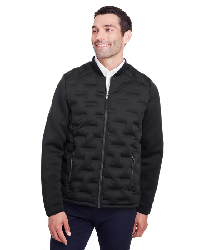 North End Men's Loft Pioneer Hybrid Bomber Jacket — view 10