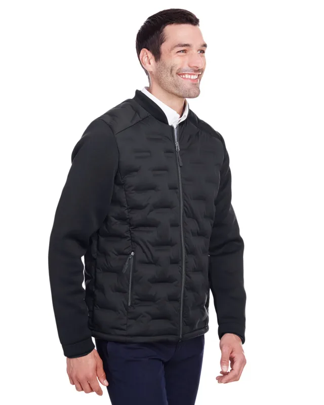 North End Men's Loft Pioneer Hybrid Bomber Jacket — view 11