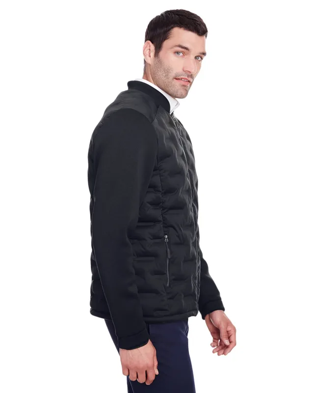 North End Men's Loft Pioneer Hybrid Bomber Jacket — view 12