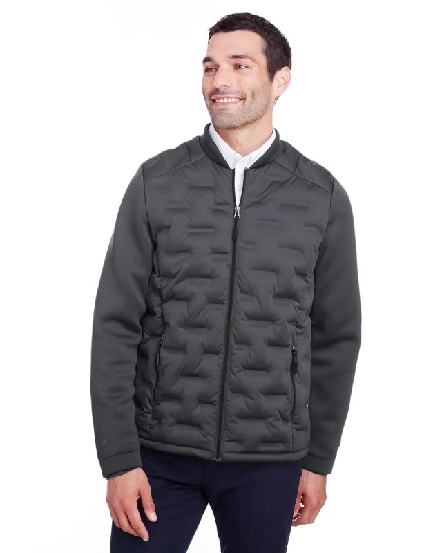 North End Men's Loft Pioneer Hybrid Bomber Jacket — view 4