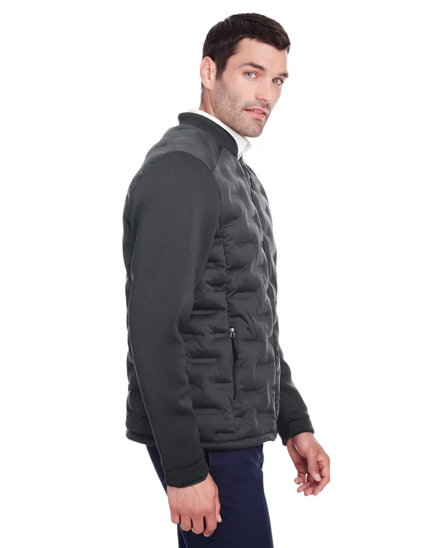 North End Men's Loft Pioneer Hybrid Bomber Jacket — view 6