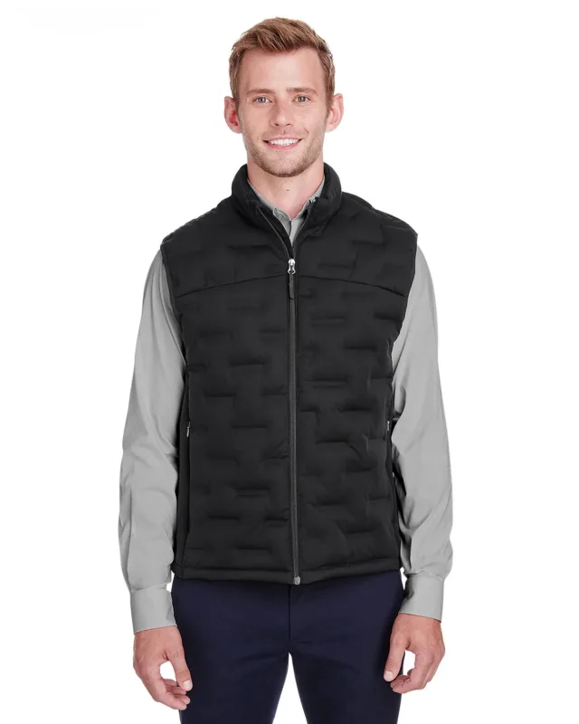North End Men's Loft Pioneer Hybrid Vest — view 10
