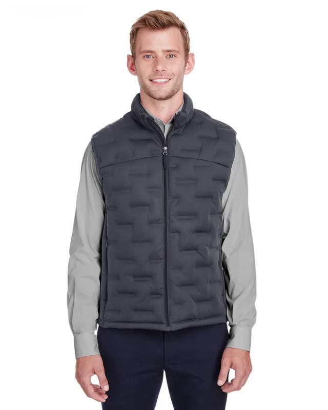 North End Men's Loft Pioneer Hybrid Vest — view 4