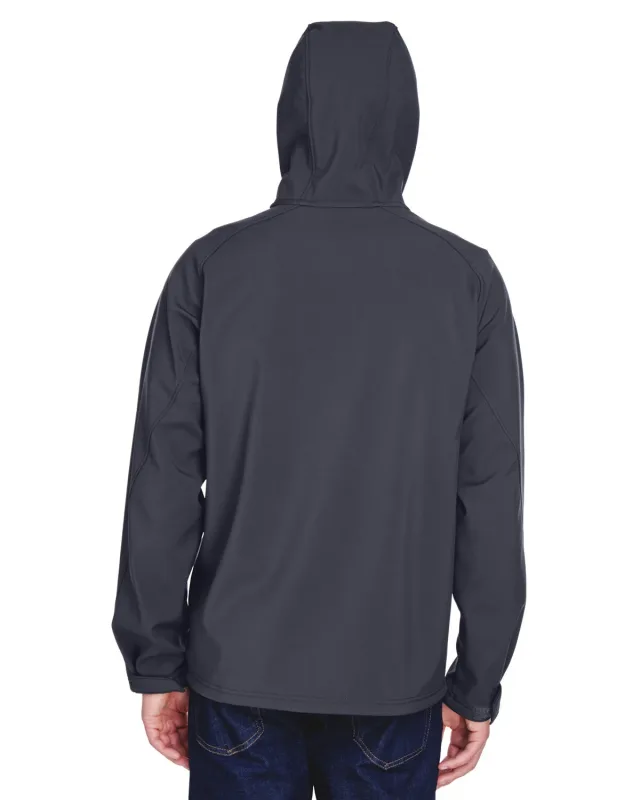 North End Men's Prospect Two-Layer Fleece Bonded Soft Shell Hooded Jacket — view 13