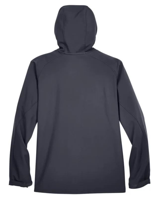North End Men's Prospect Two-Layer Fleece Bonded Soft Shell Hooded Jacket — view 14