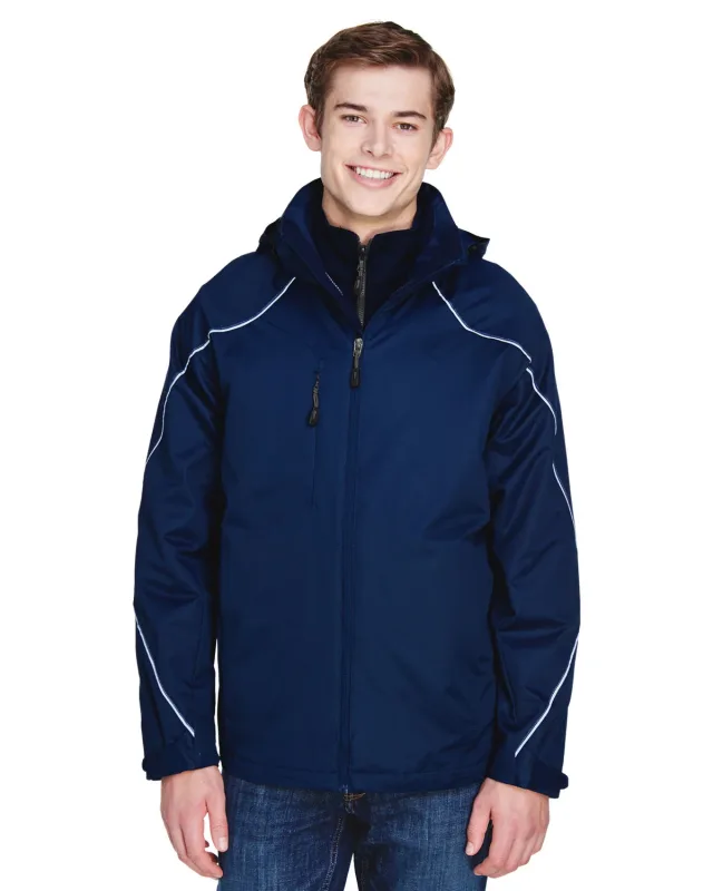 North End Men's Tall Angle 3-in-1 Jacket with Bonded Fleece Liner — view 10
