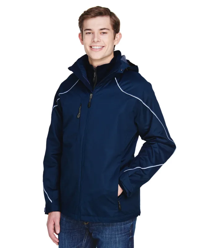 North End Men's Tall Angle 3-in-1 Jacket with Bonded Fleece Liner — view 11