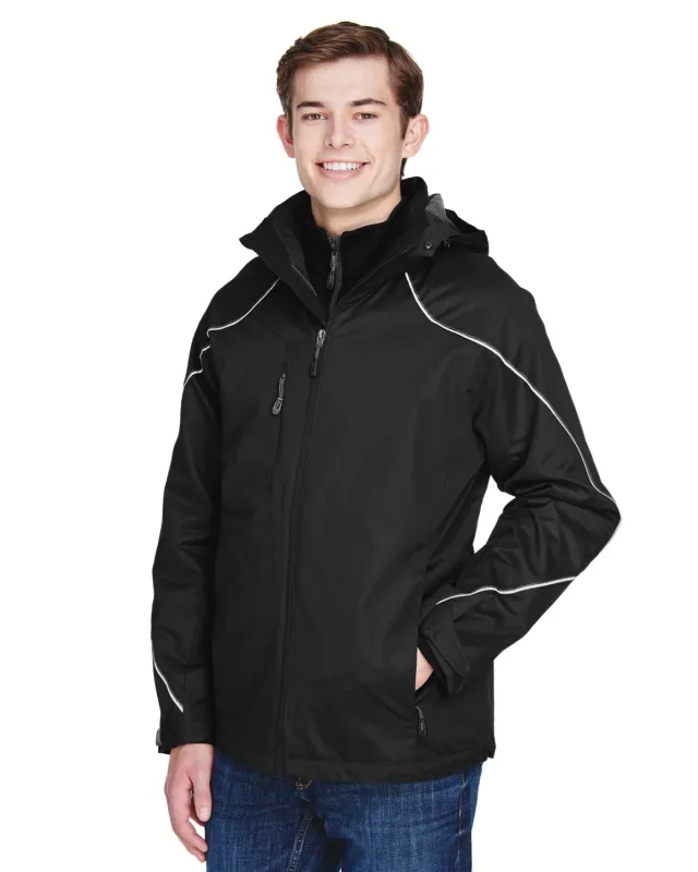 North End Men's Tall Angle 3-in-1 Jacket with Bonded Fleece Liner — view 5
