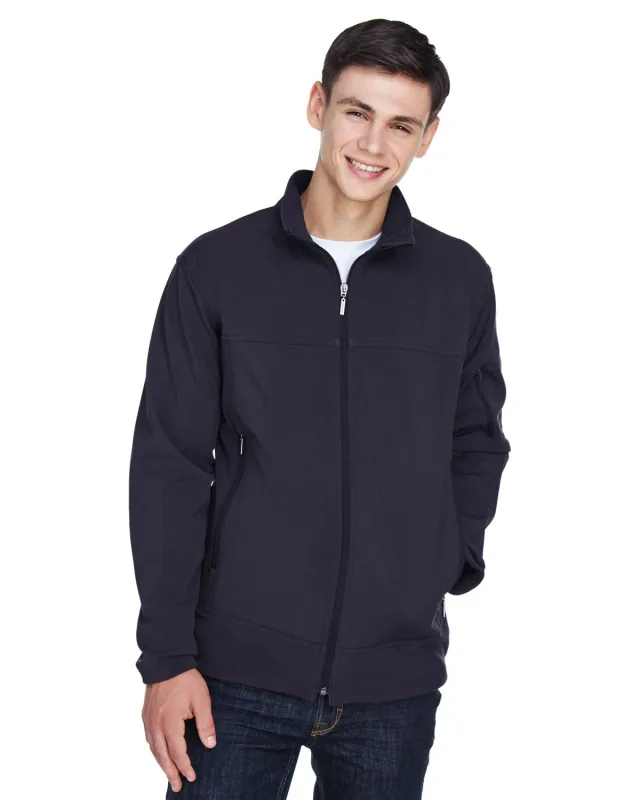 North End Men's Three-Layer Fleece Bonded Performance Soft Shell Jacket — view 10