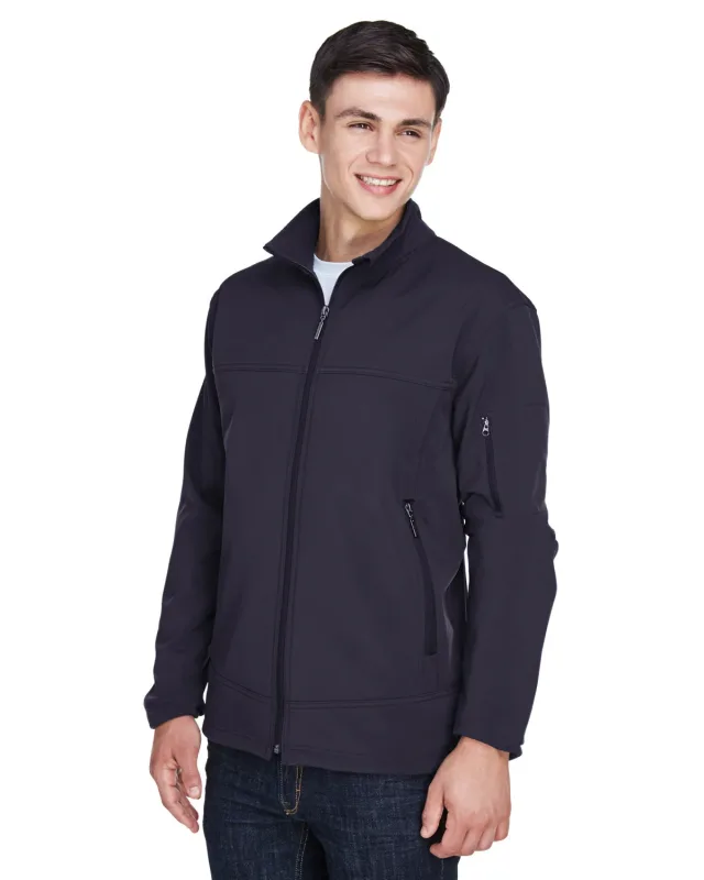 North End Men's Three-Layer Fleece Bonded Performance Soft Shell Jacket — view 11
