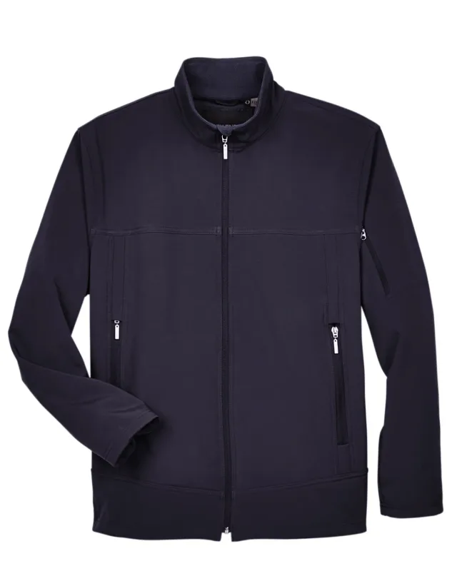 North End Men's Three-Layer Fleece Bonded Performance Soft Shell Jacket — view 9