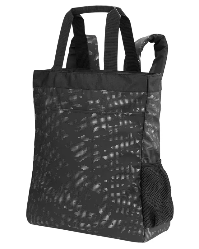 North End Reflective Convertible Laptop Backpack Tote Bag — view 10