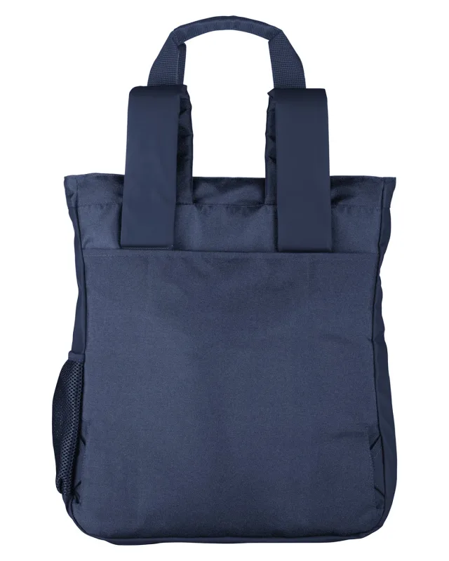 North End Reflective Convertible Laptop Backpack Tote Bag — view 12
