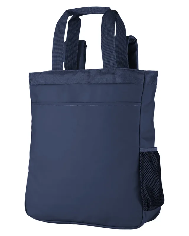 North End Reflective Convertible Laptop Backpack Tote Bag — view 14