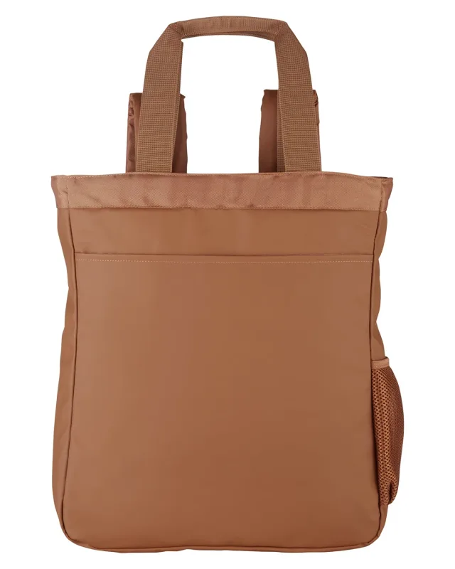 North End Reflective Convertible Laptop Backpack Tote Bag — view 17