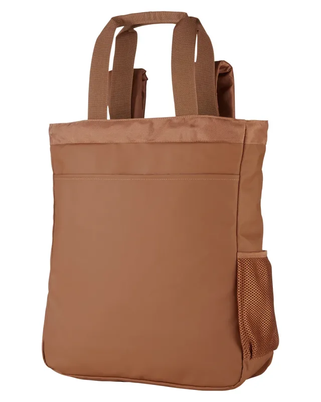 North End Reflective Convertible Laptop Backpack Tote Bag — view 18