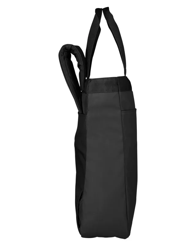 North End Reflective Convertible Laptop Backpack Tote Bag — view 8