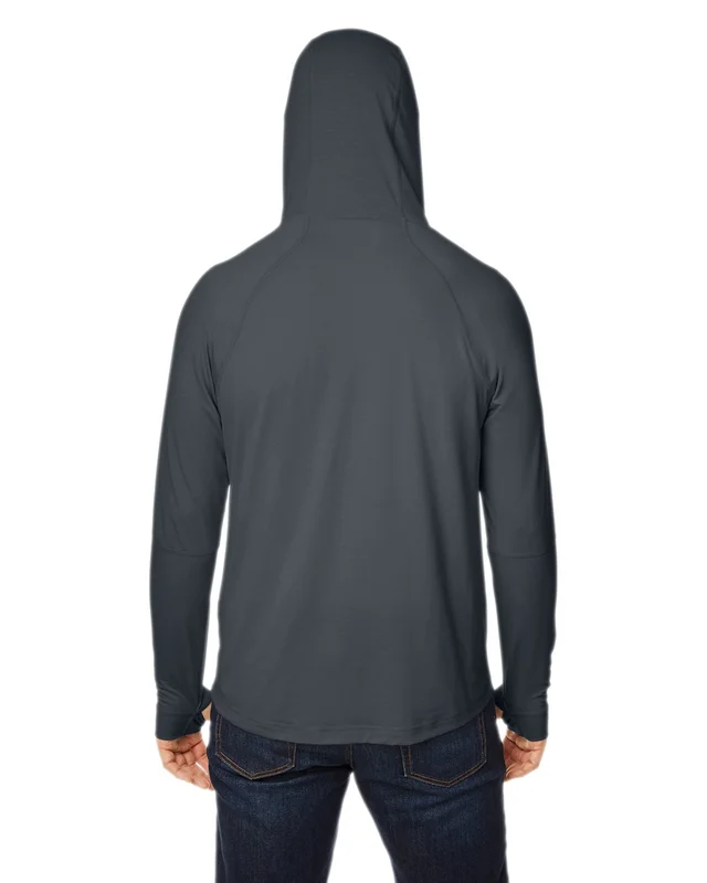 North End Unisex JAQ Stretch Performance Hooded T-Shirt