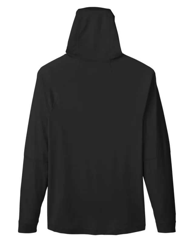 North End Unisex JAQ Stretch Performance Hooded T-Shirt — view 12