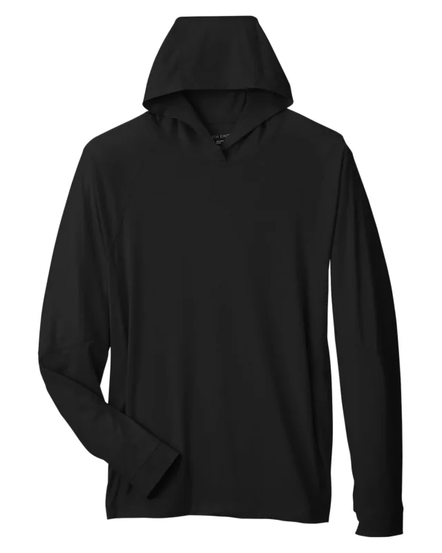 North End Unisex JAQ Stretch Performance Hooded T-Shirt — view 13
