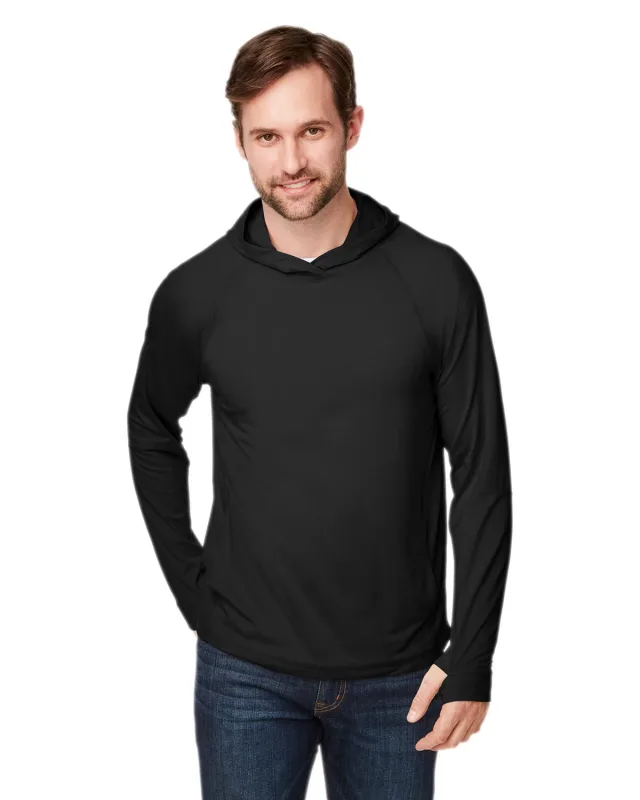 North End Unisex JAQ Stretch Performance Hooded T-Shirt — view 14